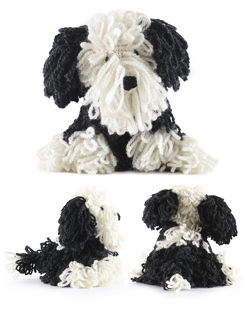 toft ed's animal Josephine the Bearded Collie amigurumi crochet